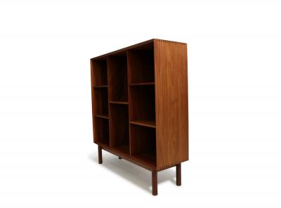 Peter Hvidt Peter Hvidt for S borg Denmark 1952 56 Midcentury Danish Teak Bookcase 2