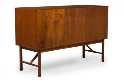 Peter Hvidt for S borg M bler Danish Mid Century Teak Cabinet with Small Tambour