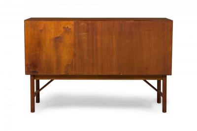 Peter Hvidt for S borg M bler Danish Mid Century Teak Cabinet with Small Tambour