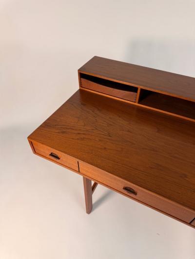 Peter L vig Nielsen Peter Lovig Nielsen Peter Lovig Mid Century Danish Teak Flip Top Desk