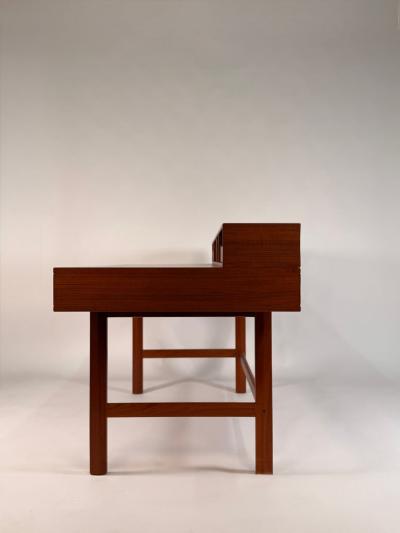 Peter L vig Nielsen Peter Lovig Nielsen Peter Lovig Mid Century Danish Teak Flip Top Desk