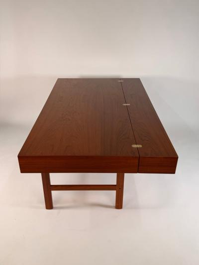 Peter L vig Nielsen Peter Lovig Nielsen Peter Lovig Mid Century Danish Teak Flip Top Desk