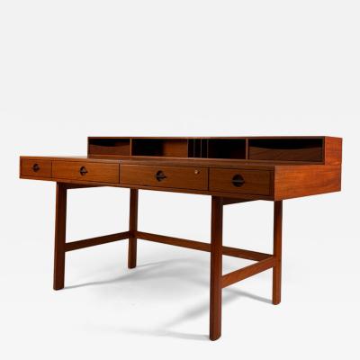 Peter L vig Nielsen Peter Lovig Nielsen Peter Lovig Mid Century Danish Teak Flip Top Desk