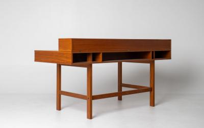 Peter L vig Nielsen Peter Lovig Nielsen Peter Lovig Mid Century Danish Teak Flip Top Desk