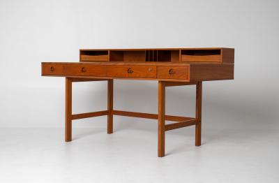 Peter L vig Nielsen Peter Lovig Nielsen Peter Lovig Mid Century Danish Teak Flip Top Desk