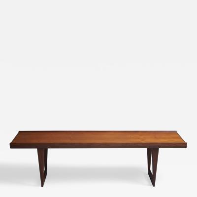 Peter L vig Nielsen Peter Lovig Nielsen Teak Coffee Table by Peter Lovig Nielsen rectangular Denmark 1960s