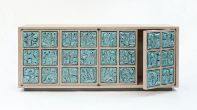 Peter Lane Peter Lane Turquoise Cabinet