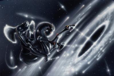 Peter Lloyd Tron Artist 70s Sci Fi Art Whats New in the Universe Original Art 1978
