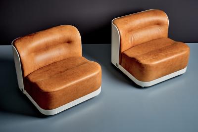 Peter Maly Pair of Trinom Lounge Chairs by Peter Maly for Cor