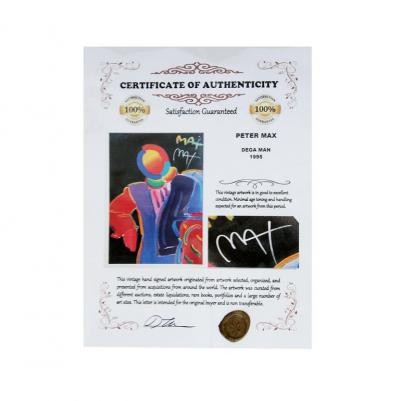 Peter Max Limited Edition Print by Peter Max Dega Man 