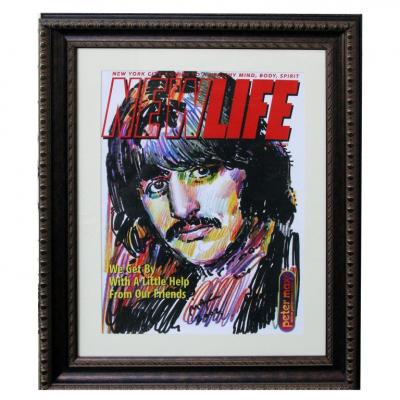 Peter Max Ringo Starr by Peter Max for the Cover of New Life