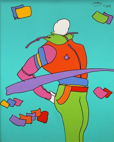Peter Max Running Man
