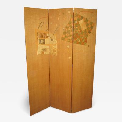 Peter Niczewski Spectacular Trompe LOeil Marquetry Screen by Peter Niczewski