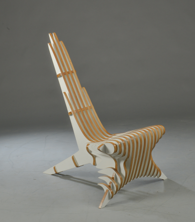 Peter Qvist Peter Qvist Sculptural Birch Lounge Chair