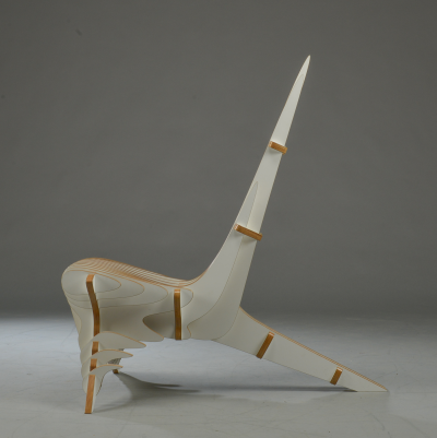 Peter Qvist Peter Qvist Sculptural Birch Lounge Chair