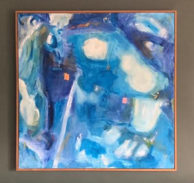 Peter Rossiter Blue Abstract