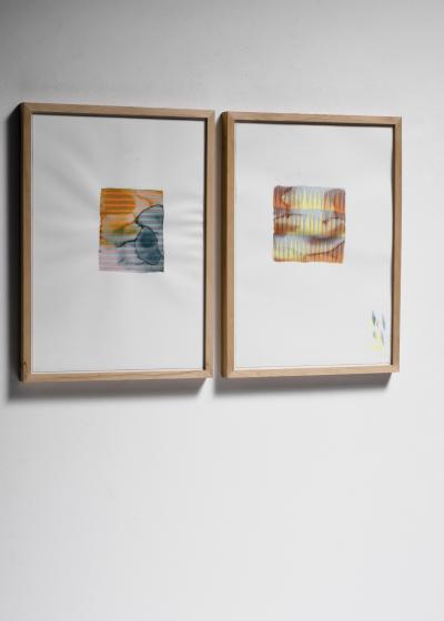 Peter Schuyff Set of 2 Peter Schuyff art works