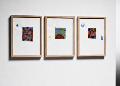 Peter Schuyff Set of 3 Peter Schuyff art works