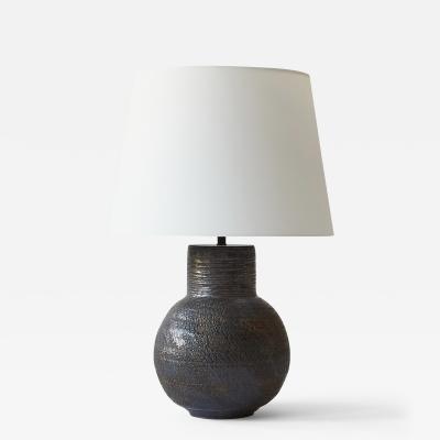 Peter Speliopoulos MARKED STONEWARE LAMP X PS PROJECTS