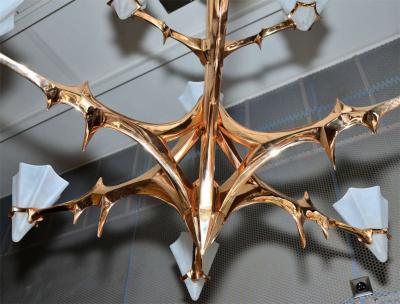 Peter Van Heeck Huge chandelier by Peter Van Heeck