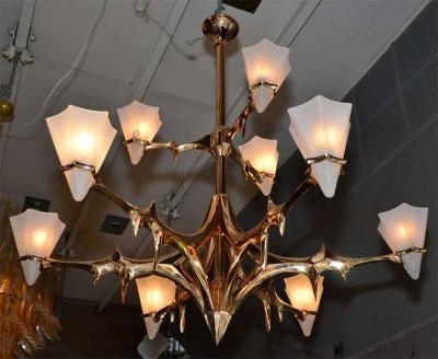 Peter Van Heeck Huge chandelier by Peter Van Heeck