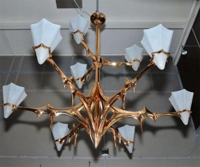 Peter Van Heeck Huge chandelier by Peter Van Heeck