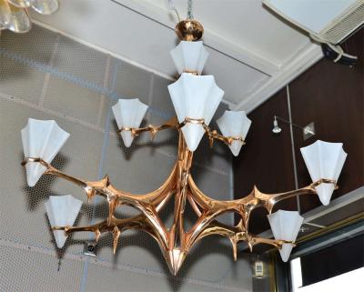 Peter Van Heeck Huge chandelier by Peter Van Heeck
