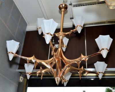Peter Van Heeck Huge chandelier by Peter Van Heeck