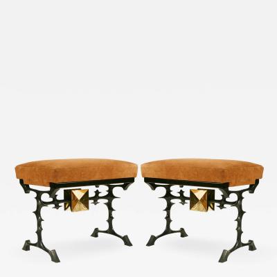 Peter Van Heeck Pair of stools