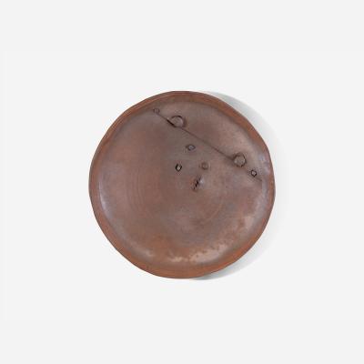 Peter Voulkos Charger with Porcelain Piercings