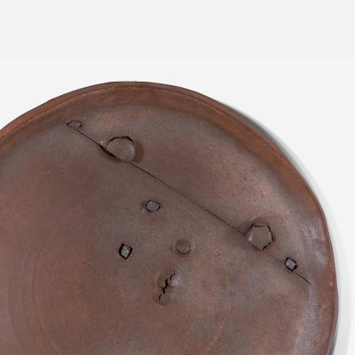 Peter Voulkos Charger with Porcelain Piercings