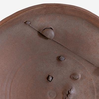Peter Voulkos Charger with Porcelain Piercings