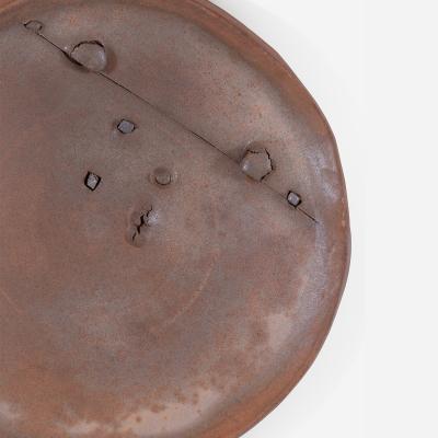 Peter Voulkos Charger with Porcelain Piercings