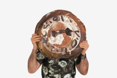 Peter Voulkos Important Peter Voulkos Untitled Plate 1981 Wheel Thrown Stoneware