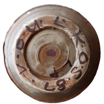 Peter Voulkos Large Footed Charger by Peter Voulkos