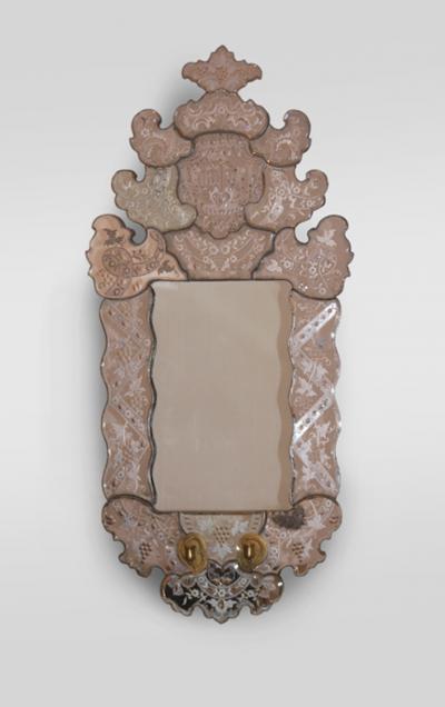 Petite 18th c Venetian Style Mirror