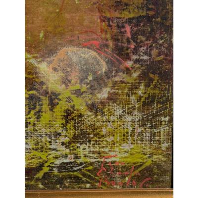 Petite Original Jean Charles Bouloc Oil Painting of a Man