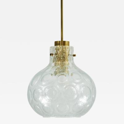 Petite Textured Glass Globe Pendant