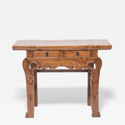 Petite Two Drawer Carved Altar