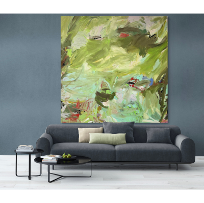 Petra Schott Forest Of Life II Abstract painting 2024