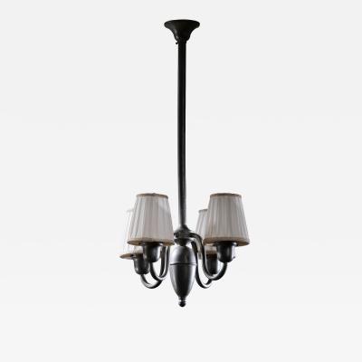 Pewter chandelier