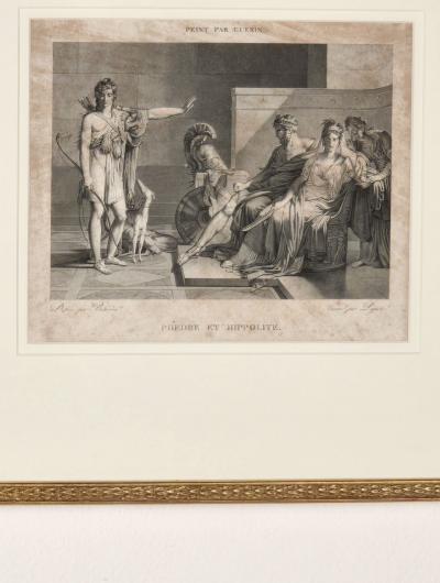 Ph dre et Hippolite Print France circa 1800