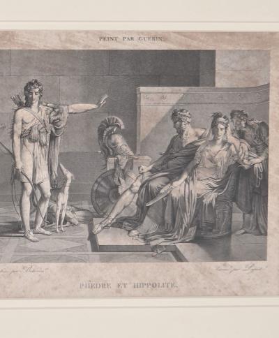 Ph dre et Hippolite Print France circa 1800
