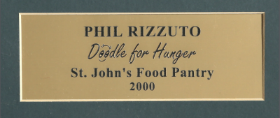 Phil Rizzuto Holy Cow Doodle For Hunger