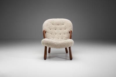 Philip Arctander Phillip Arctander Clam Chair Denmark 1940s