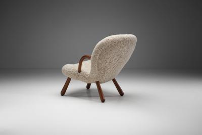 Philip Arctander Phillip Arctander Clam Chair Denmark 1940s