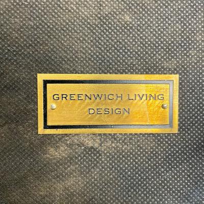 Philip Arctander Swedish Modern Style Beige Sheepskin Stained Wood Ottoman or Footstool