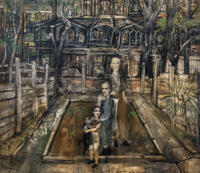 Philip Howard Evergood Dusk in the Garden