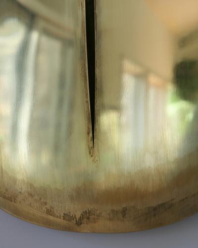 Philip Jividen American Contemporary Brass Slit Mirror