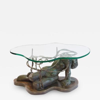 Philip Kelvin LaVerne Philip Kelvin LaVerne Persephone Enslaved Sculpture Coffee Table 1970s